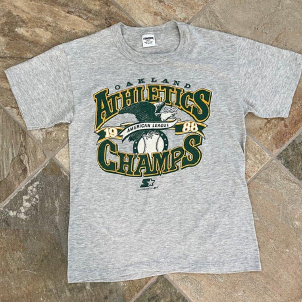 Retro 1986 Oakland Athletics Rawlings Baseball Shirt Vintage Sports Fan Tee